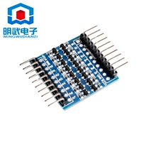 8-way 3 3V-5V 5V-3 3v IIC UART SPI TTL bidirectional level conversion module curved pin