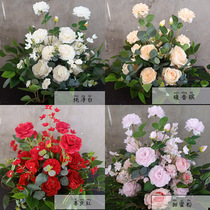 New wedding props Roman column road guide Flower Ball flower flower art flower row decoration simulation flower ground Row flower