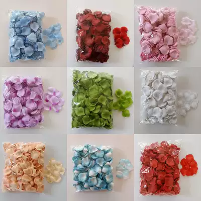 Seeking wedding simulation non-woven rose petals wedding room decoration birthday confession layout hand flower Valentine's Day creativity