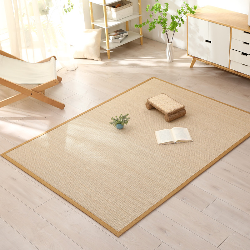 Japanese Tatami Floor Mat Bedroom Living Room Bamboo Woven Carpet Bamboo Rattan Mat Cooling Mat Bedside Blanket Bay Window Mat Window Sill Mat