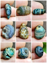 Blindfold eye stone agate coin stone accessories natural Gobi stone (new store bonus over 38) c2
