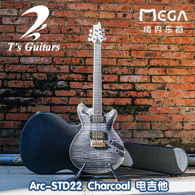 T's Guitars Arc STD22 Arc Standard 透明黑电吉他评价- 淘宝网