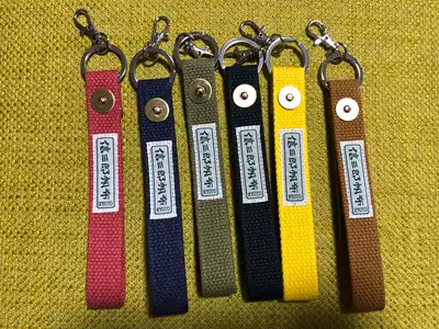 Japan Kyoto Izawa Shinaburo Izawa canvas keychain lanyard Z-23