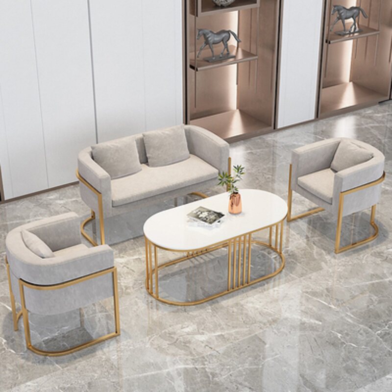 Modern Minimalist Sofa Chair Hotel Home Bedroom Casual Bar Cafe Casual Beauty Clothing Shop Sofa Tea Table