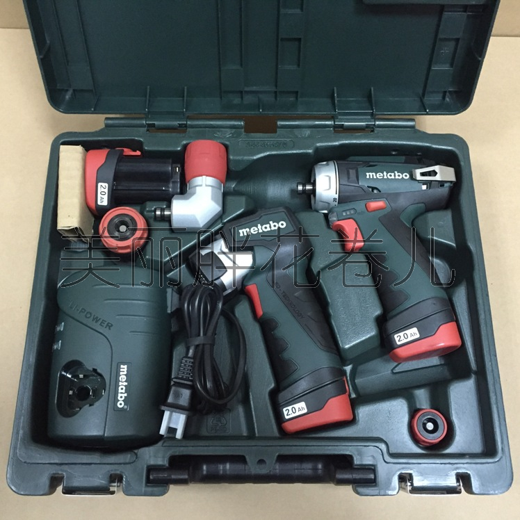 German wheat Taipao 10 8V lithium electric rechargeable electric drill quick change luxury version 63 accessories kit kit