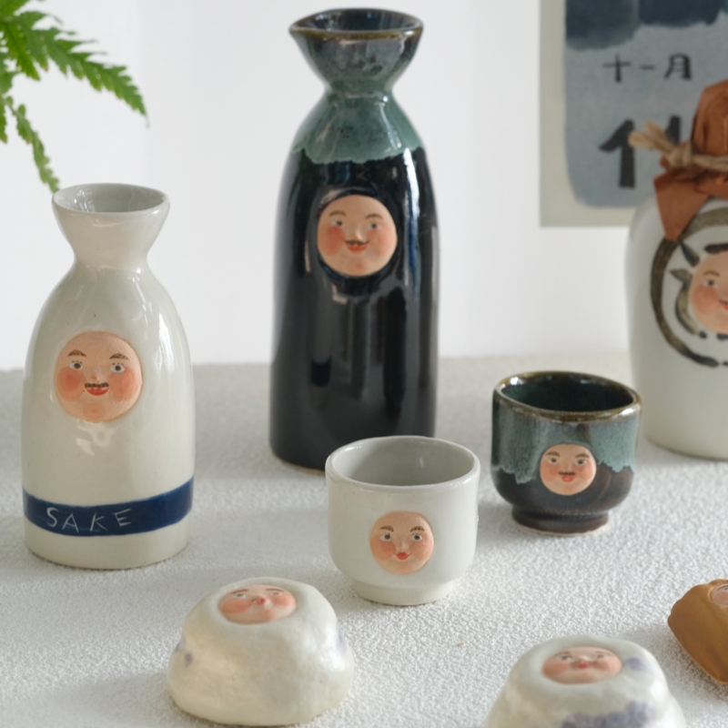 Domestic In-Stock Japanese Popular Ceramic Artist Okamoto's Dessert Ceramic Ornaments Domestic In-Stock Japanese Popular Ceramic Artist Okamoto's Dessert Ceramic Ornaments
