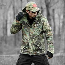 Warrior outdoor military fans G8 assault clothes mens autumn and winter Python camouflage uniforms training uniforms military uniform tactical jacket