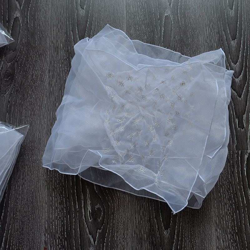 Out of Japan demolished embroidery decoration white yarn soldier with bathsuit and bathsuit very flat with 255*25cm children