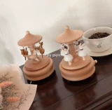 Мама мама вставьте деревянную музыкальную коробку домой детская комната карусель музыкальная коробка