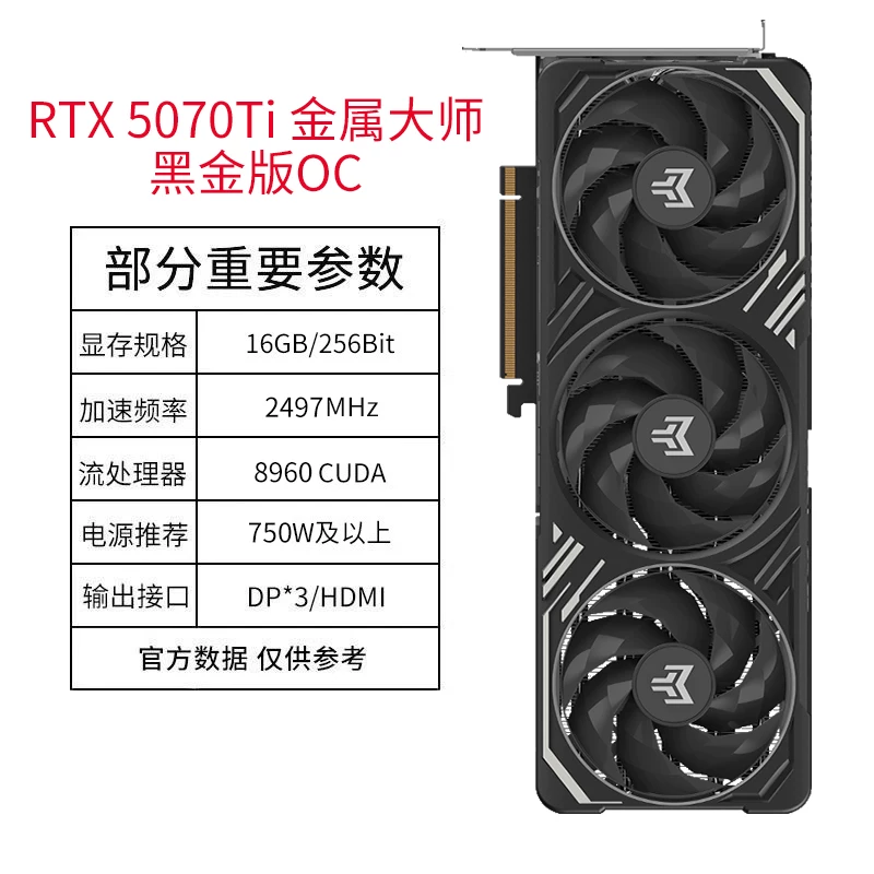 Галактика RTX 5070 Ti Metal Master Xingyao графическая карта официальная сборка ПК DLSS 4.5 графическая карта