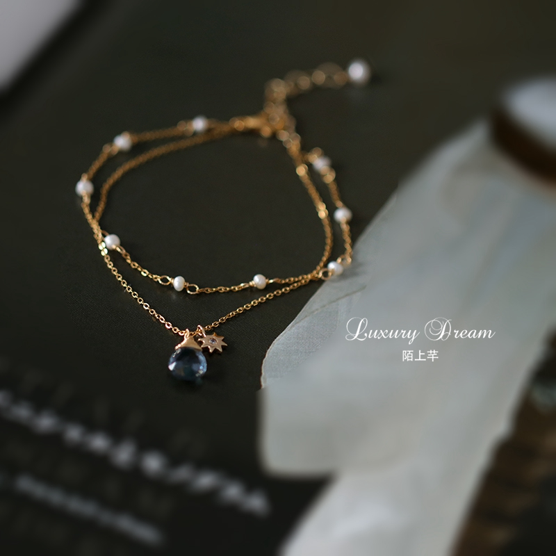 Strange Light Luxury Accessories Little Fashion London Blue Little Spring and Summer Handy