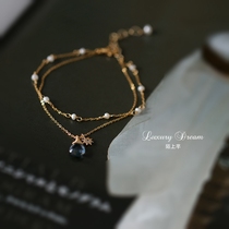 Strange light luxury accessories simple fashion London blue hipster spring summer bracelet wrist