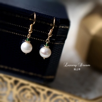 Strange New Tide true pearl earrings short simple fashion commuter earrings a hundred small earrings