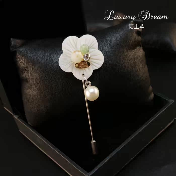 Broche femme en Nacre - Ref 1170843 Image 12