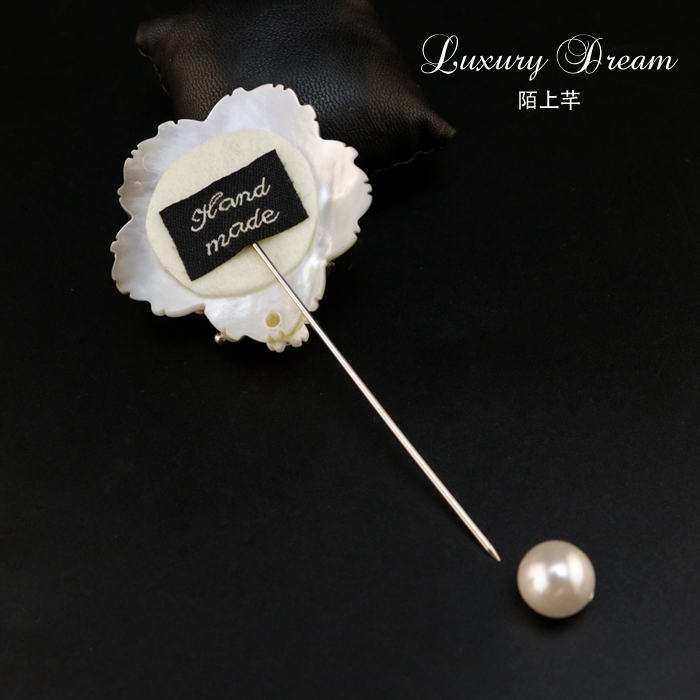 Broche femme en Nacre - Ref 1173418 Image 12