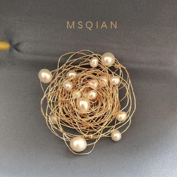 芊 Baroque trâm nữ phụ kiện Không khí sang trọng pin trang trí Phụ nữ Hàn Quốc khí chất trâm cài áo công sở đẹp