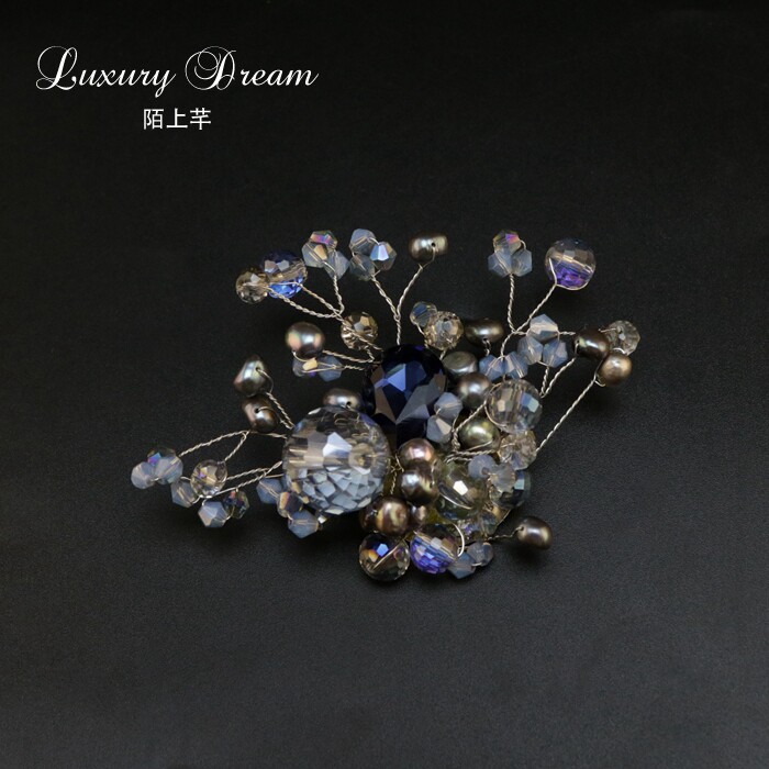 Broche femme en cristal artificiel - Ref 1174047 Image 10