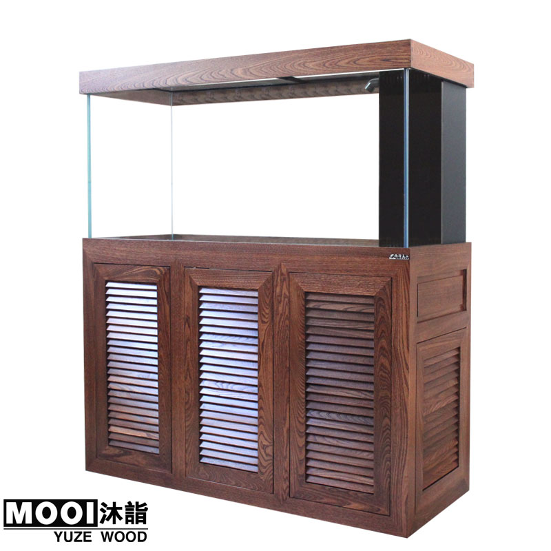 Rauze Woodworking Gold Crystal Ultra White Solid Wood Elm Wood Mortise And Mortise Tropical Fish Bottom Filter Fish Tank Red Dragon South American Original Ecological Cylinder