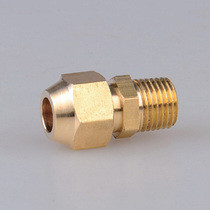  Copper flaring outer wire direct 1 point 2 points 3 points 4 points 6 points Complete specifications Copper pipe flaring mouth connector Copper cable mother
