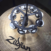 Percussion instrument Pure copper rhythm All silver copper drum set Hi-hat Tambourine Plastic Metal jazz drum Stainless steel tambourine