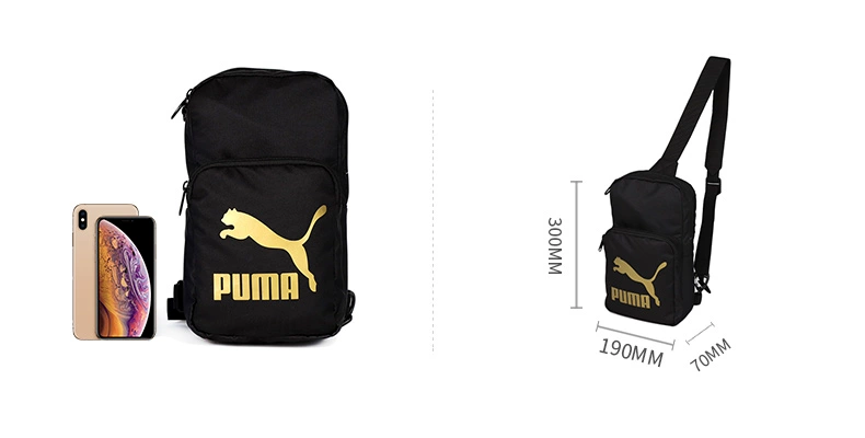 Túi xách nam PUMA Hummer 2019 Mùa hè mới Túi thể thao thông thường Túi đeo vai Túi đeo chéo 076647 - Túi vai đơn