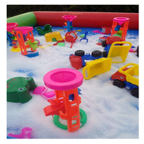 Childrens plastic sand white sand white pearl sand pool toy set Cassia sand pool play sand toy paradise sand
