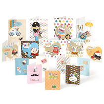 Ihe handmade Childrens Day greeting card DIY handmade greeting card making material package Thanksgiving greeting card 16