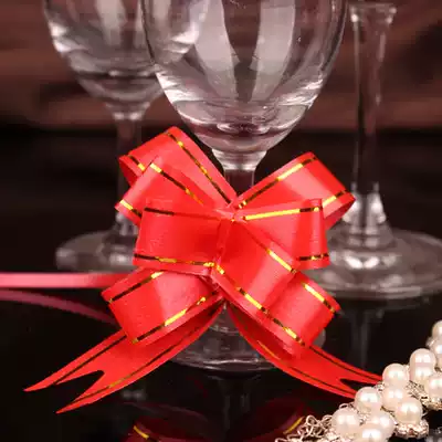 10 gift bows hand drawing flower gift packaging material tie flower draw ribbon ribbon