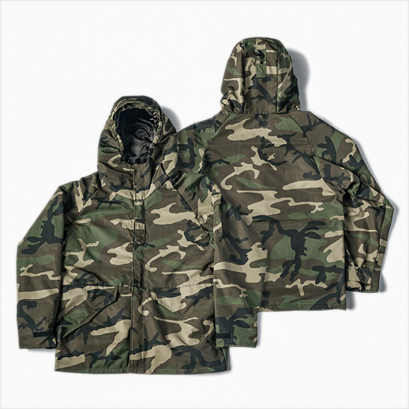 Non Stock Mountain-Style Outdoor Camouflage Jacket Ecwcs Parka Waterproof Hooded Jacket Men's Windbreaker