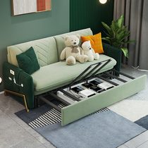 Sofa Bed Foldable 1 5 m Modern Minimalist Small Household Type Living Room Double Net Red Light Extravagant versatile and versatile