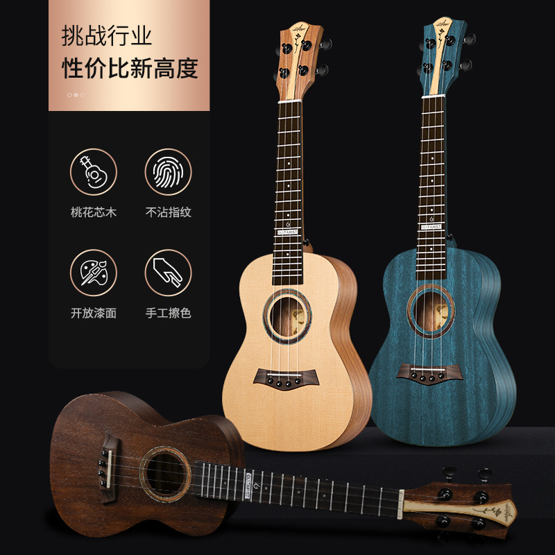 Nils Brand Official Veneer Jukri Girl Money 23 inch starter beginner Yukri small guitar