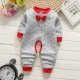 Mùa thu và mùa đông cotton bé jumpsuit ấm bé jumpsuit sơ sinh cotton mỏng jumpsuit ấm - Áo liền quần