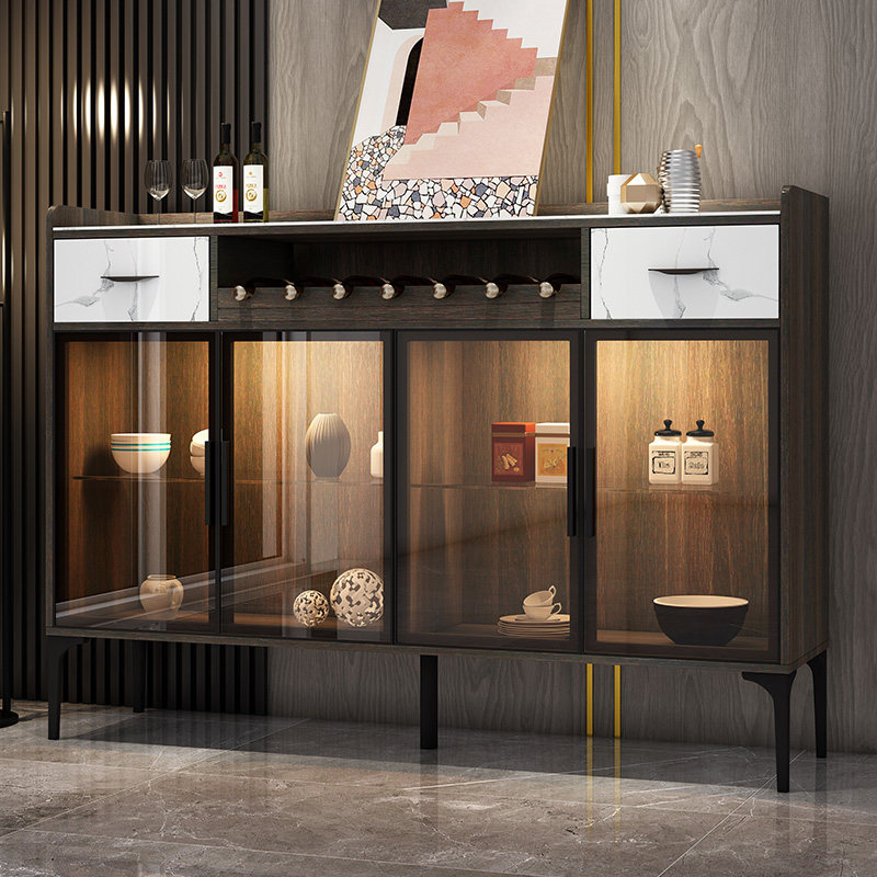 Light extravagant dining cabinet modern minimalist kitchen containing cabinet Tea-water cabinet Serie-style minimalist storage room Home Wine Cabinet