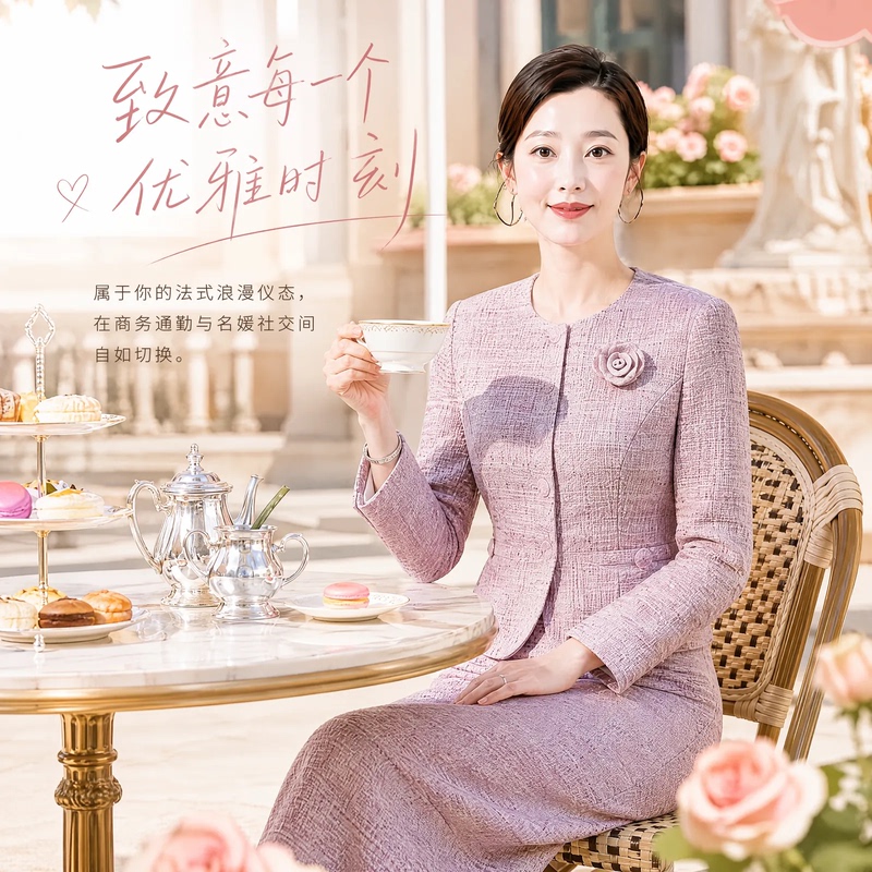 Mother-In-Law's Wedding Banquet Outfit 2026 New Style Mother's Dress Young and Elegant Cheongsam Wedding Can Be Worn Casually in Spring and Autumn