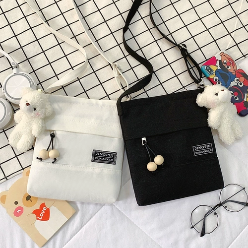 Мобильный телефон, небольшая сумка, сумка через плечо, сумка на одно плечо для школьников, тканевый мешок, 2023, в корейском стиле