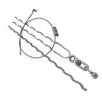 Pre-twisted tension clamp OPGW optical cable pre-twisted wire tension-resistant fittings Power line optical cable fittings pre-paid wire