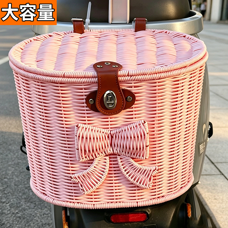 Universal Rear Basket for Electric Bikes, Bicycle Rear Trunk, Electric Scooter, Bike Hanging Basket, Storage, Dog Carrier Universal Rear Basket for Electric Bikes, Bicycle Rear Trunk, Electric Scooter, Bike Hanging Basket, Storage, Dog Carrier