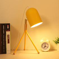 Nordic Student Eye Care Desk Ins Teenage Girl Unique Creative Table Lamp Bedside Brief Bulb No-Stroboscopic Sparkling
