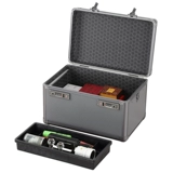 Металлический портативный браслет, коробочка для хранения, коробка для хранения, чемодан, алюминиевый сплав