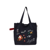 Японский вместительный и большой шоппер для отдыха, универсальная модная сумка на одно плечо