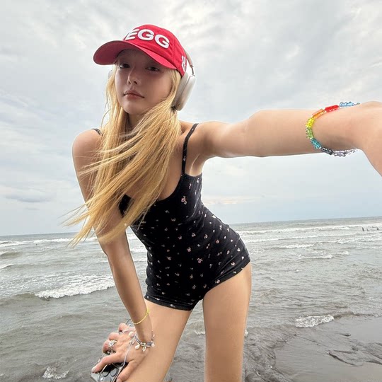 New Sexy Floral Print One-Piece Swimsuit for Women, Summer Low-Cut Strapless Slim-Fit Bodycon Vacation Swimwear