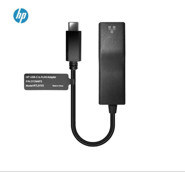 Hp/Hp Usb-C to Rj45 Converter Cable Type-C to Gigabit Ethernet V7W66Aa 3Y0M4P3