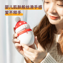 Exploration Life Snowman Charging Warm Hand Bao Warm Baby Electric Heating Treasure Small Mini Fever Two-in-one Charge Treasure