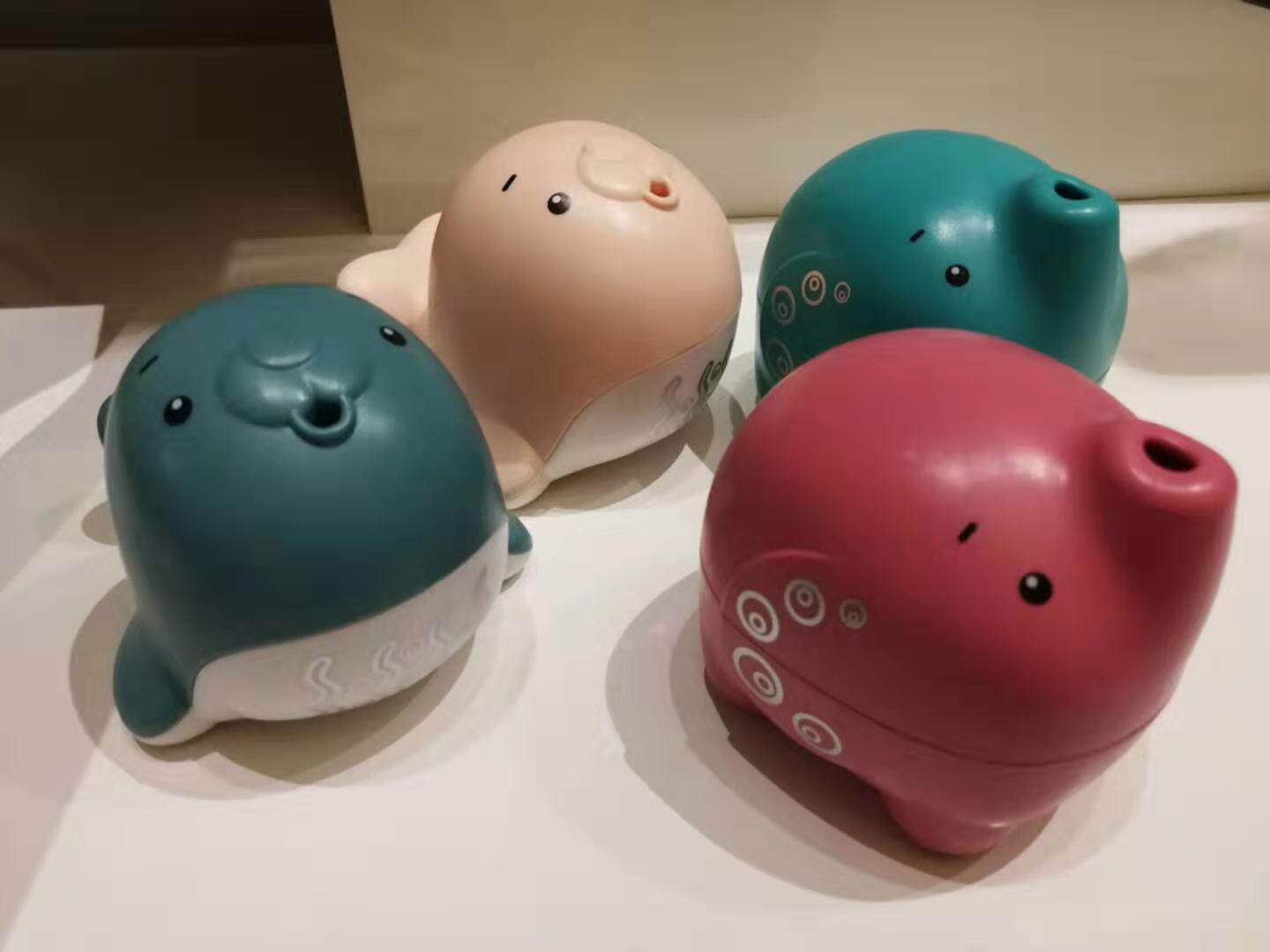 Bath toys Rain cloud baby bath baby children's bathroom Water play toys for boys and girls shake sound Elephant dolphin