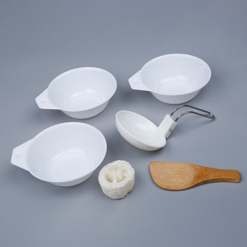 Outdoor set of pot tableware 6-piece set pot set tableware picnic picnic utensils field tableware portable