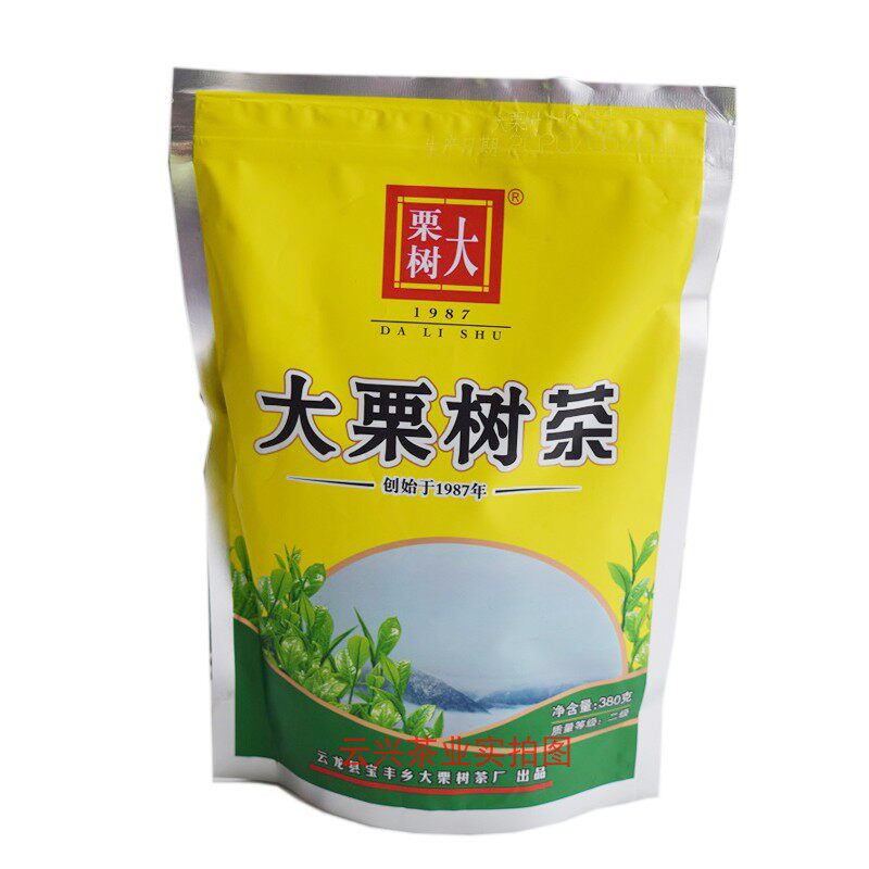 Yunnan Green Tea Dali Yunlong Yunlong Big poppy tree green tea Large poppy tree green tea 2nd grade 380g tea