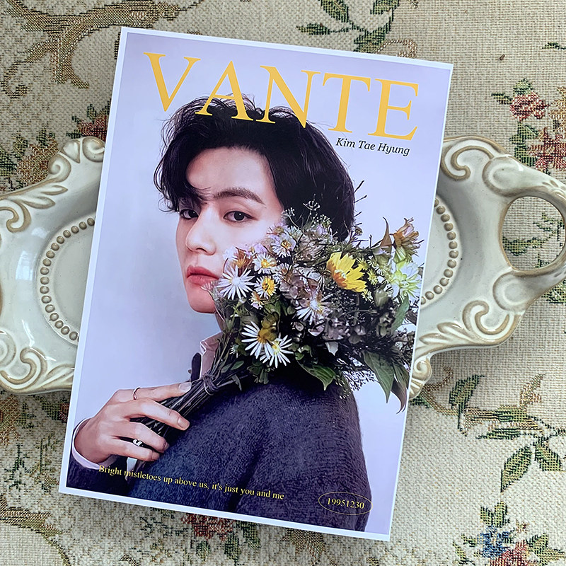 Homemade peripheral Kim Taehyung V Taitai TAEHYUNG pattern man ins magazine wind poster wall decoration painting A4