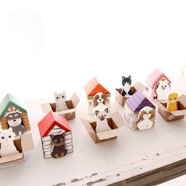 Cardboard Box Kitty meow Martians small and convenient to stick with this convenience post sticker N Convenience Stickup Label Sticker Small Gift Gift