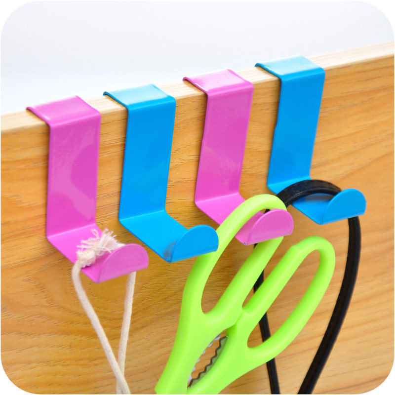 Creative Stainless Steel Door Back Type Multifunction Dual-use Clothing Hook Door Rear Hook 2 Clothing Door Hanging Clothes Hook