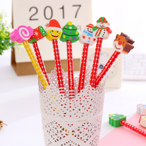 New Years Day event Small gift Gift Kindergarten Prize Creative Stationery Pencil With Rubber Cartoon Pencil Suit